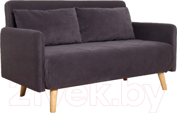 Изображение товара Диван DiArt Элли 1200 с подлокотниками (велюр Магия 57/ножки светлые)