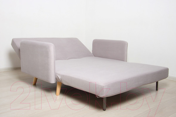 Изображение товара Диван DiArt Элли 1200 с подлокотниками (велюр Магия 53/ножки светлые)