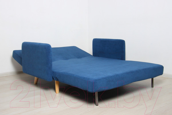 Изображение товара Диван DiArt Элли 1200 с подлокотниками (велюр Магия 82/ножки светлые)