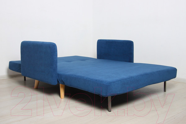 Изображение товара Диван DiArt Элли 1200 с подлокотниками (велюр Магия 82/ножки светлые)