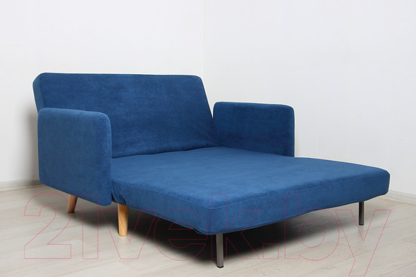 Изображение товара Диван DiArt Элли 1200 с подлокотниками (велюр Магия 82/ножки светлые)