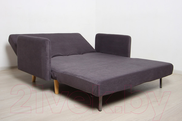 Изображение товара Диван DiArt Элли 1000 с подлокотниками (велюр Магия 57/ножки светлые)