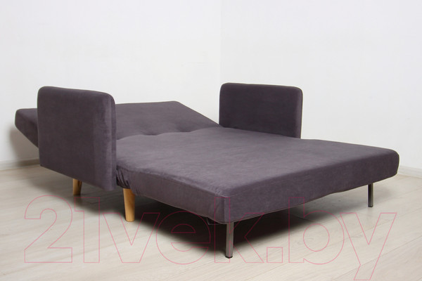 Изображение товара Диван DiArt Элли 1000 с подлокотниками (велюр Магия 57/ножки светлые)