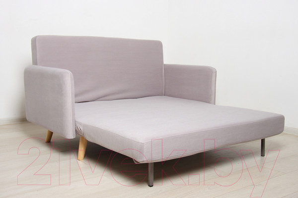 Изображение товара Диван DiArt Элли 1000 с подлокотниками (велюр Магия 53/ножки светлые)