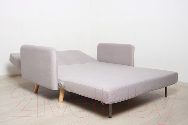 Изображение товара Диван DiArt Элли 1000 с подлокотниками (велюр Магия 53/ножки светлые)