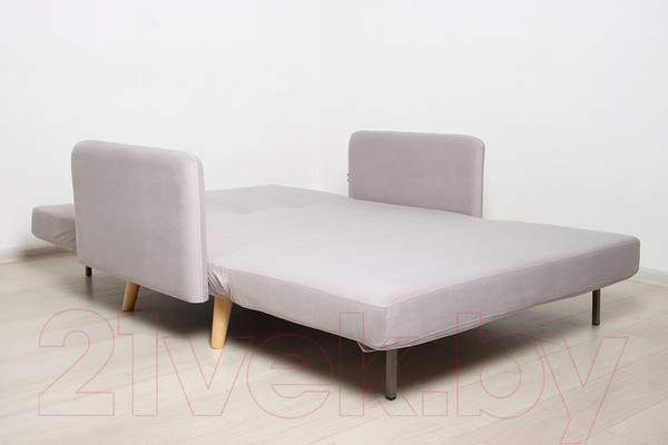 Изображение товара Диван DiArt Элли 1000 с подлокотниками (велюр Магия 53/ножки светлые)