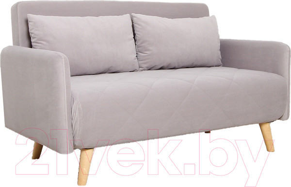 Изображение товара Диван DiArt Элли 1000 с подлокотниками (велюр Магия 53/ножки светлые)