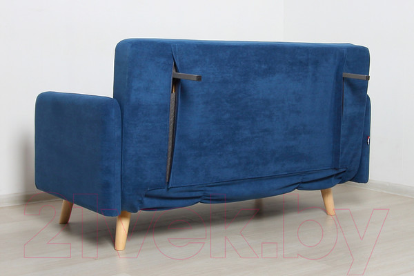 Изображение товара Диван DiArt Элли 1000 с подлокотниками (велюр Магия 82/ножки светлые)