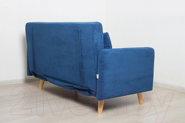 Изображение товара Диван DiArt Элли 1000 с подлокотниками (велюр Магия 82/ножки светлые)