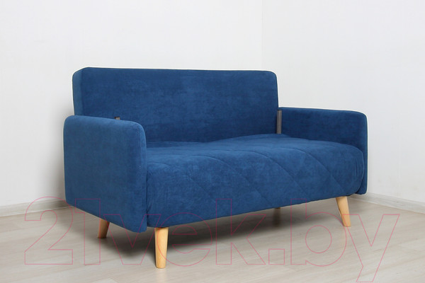 Изображение товара Диван DiArt Элли 1000 с подлокотниками (велюр Магия 82/ножки светлые)