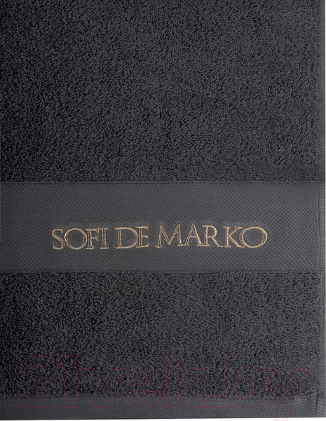 Изображение товара Полотенце Sofi de Marko Tristan 70х140 / Пол-ТР-70х140ан (антрацитовый)