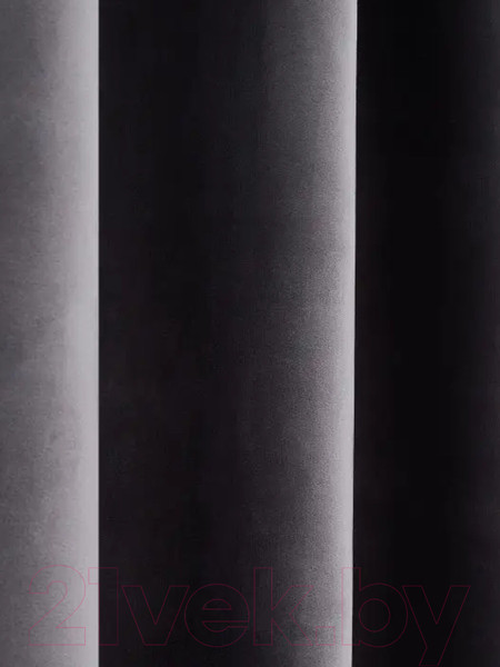 Изображение товара Комплект штор Soft Lines Бархат 9138-27 (180x250, серый)