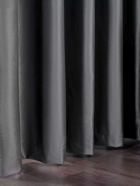 Изображение товара Комплект штор Soft Lines Бархат 9138-27 (220x240, серый)