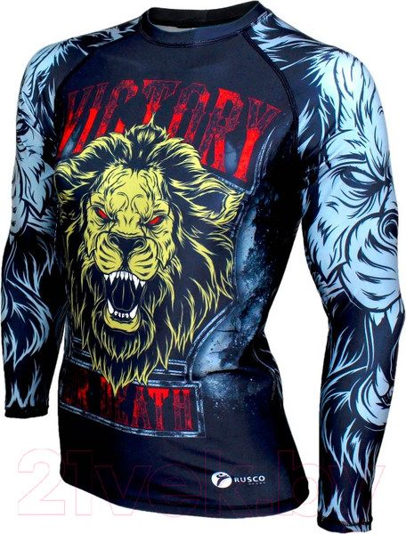 Изображение товара Лонгслив для единоборств RuscoSport Lion детский для ММА (M)