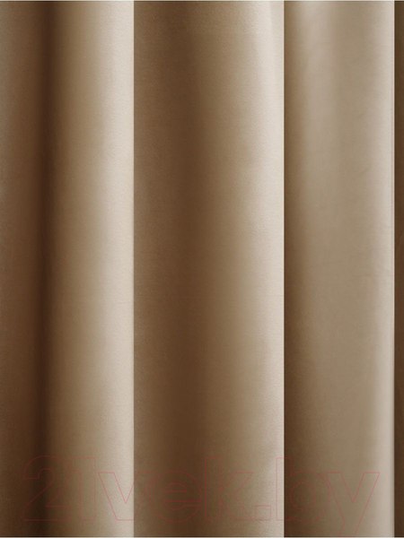 Изображение товара Шторы Soft Lines Бархат 9138-D2 (180x270, кофейный)