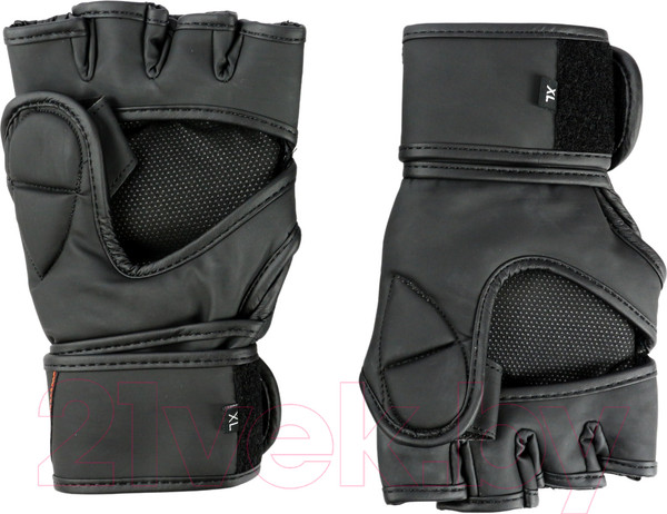 Изображение товара Перчатки для единоборств BoyBo B-series для ММА (S, черный/оранжевый)