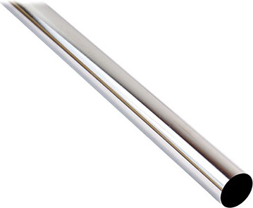 Изображение товара Труба для карниза Lm Decor Гладкая 19мм 1.6м (хром)