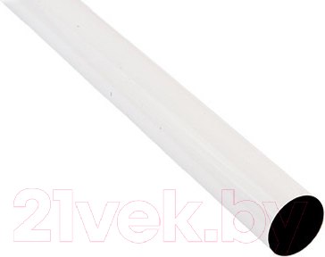Изображение товара Труба для карниза Lm Decor Гладкая 19мм 1.8м (белый глянец)