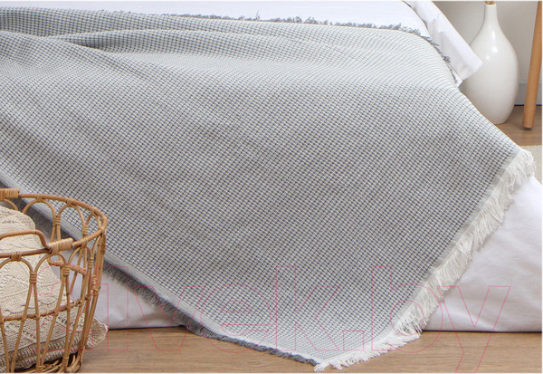 Изображение товара Плед Этель Waffle / 10285439 (серый)