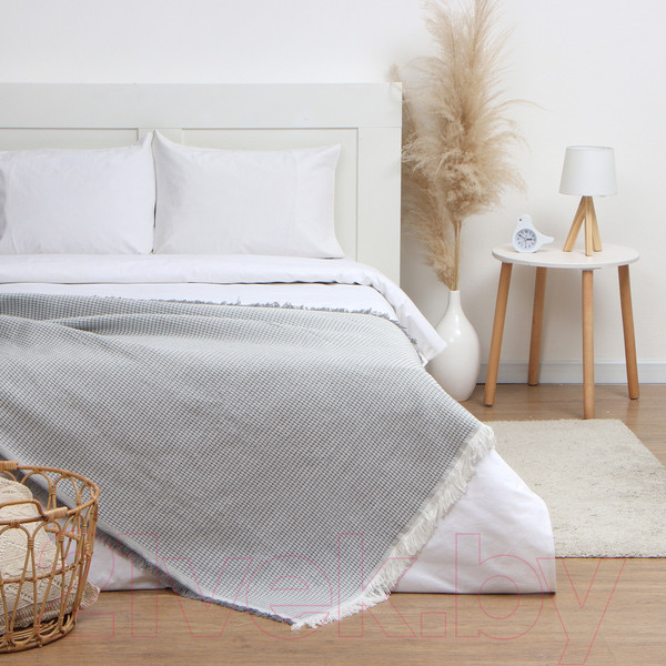 Изображение товара Плед Этель Waffle / 10285439 (серый)