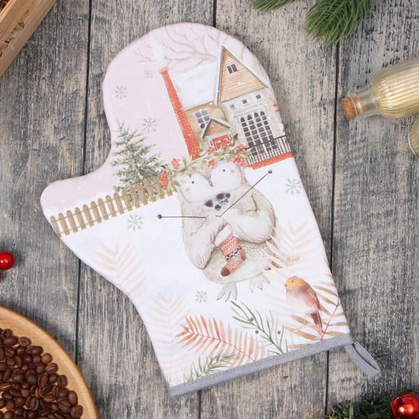 Изображение товара Рукавица-прихватка Этель Звери в городе / 9618493