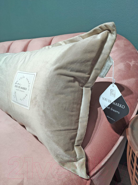 Изображение товара Подушка декоративная Sofi de Marko Джереми 32х90 / Под-Дж-32х90беж (бежевый)