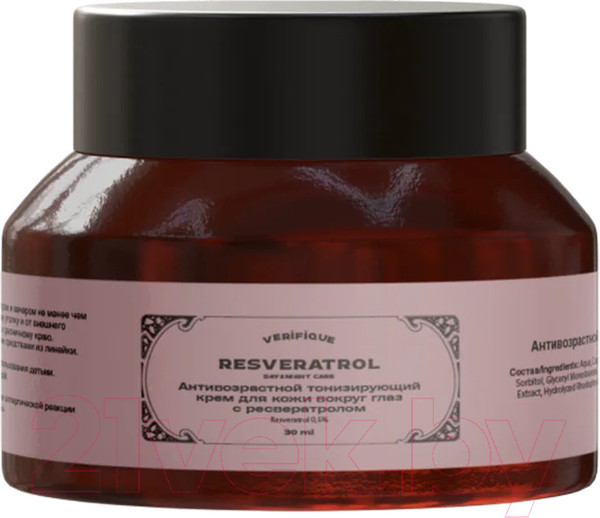 Изображение товара Крем для век Verifique Антивозрастной тонизирующий с ресвератролом (50мл)