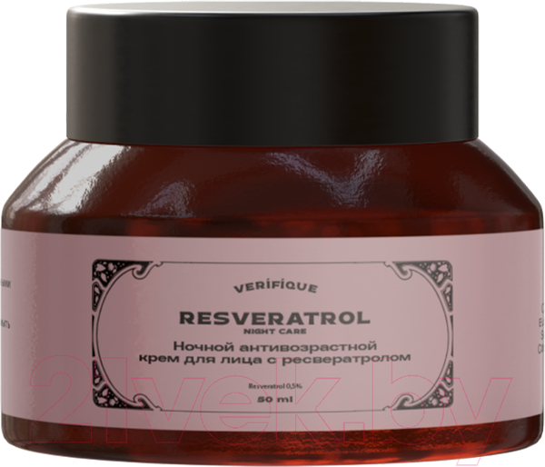 Изображение товара Крем для лица Verifique Ночной антивозрастной с ресвератролом (50мл)