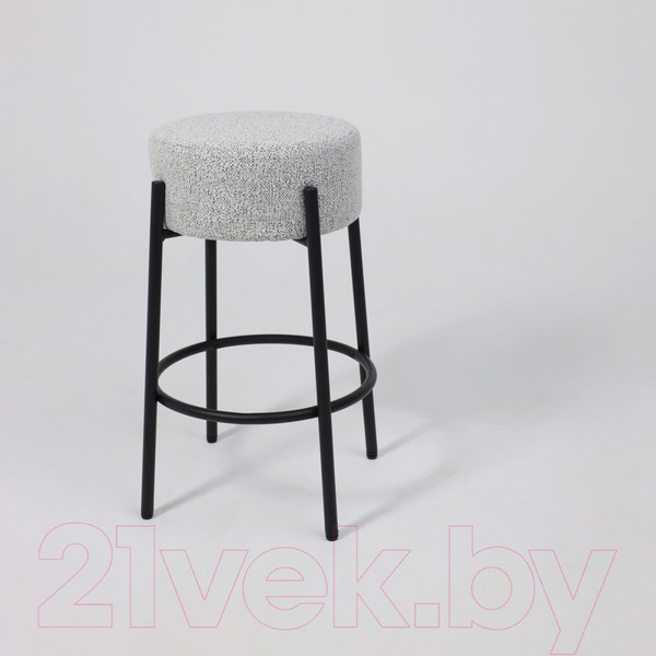Изображение товара Табурет барный AksHome Bob (серый лен AJ3013-1/черный)
