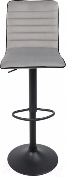 Изображение товара Стул барный AksHome Capri (серый велюр HCJ-38/черный велюр HCJ-50/черный)