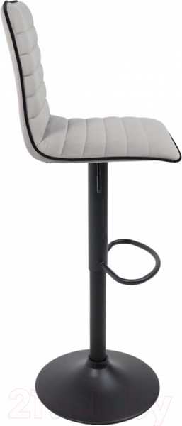 Изображение товара Стул барный AksHome Capri (серый велюр HCJ-38/черный велюр HCJ-50/черный)