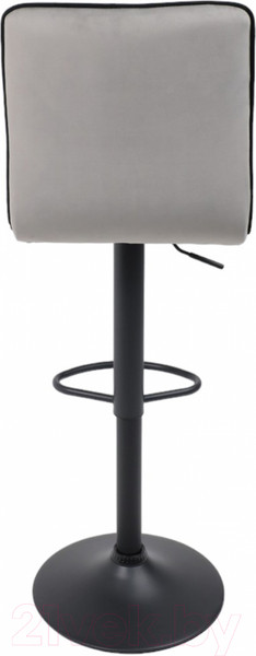 Изображение товара Стул барный AksHome Capri (серый велюр HCJ-38/черный велюр HCJ-50/черный)