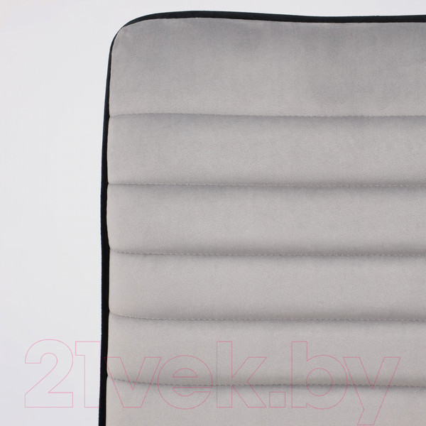 Изображение товара Стул барный AksHome Capri (серый велюр HCJ-38/черный велюр HCJ-50/черный)