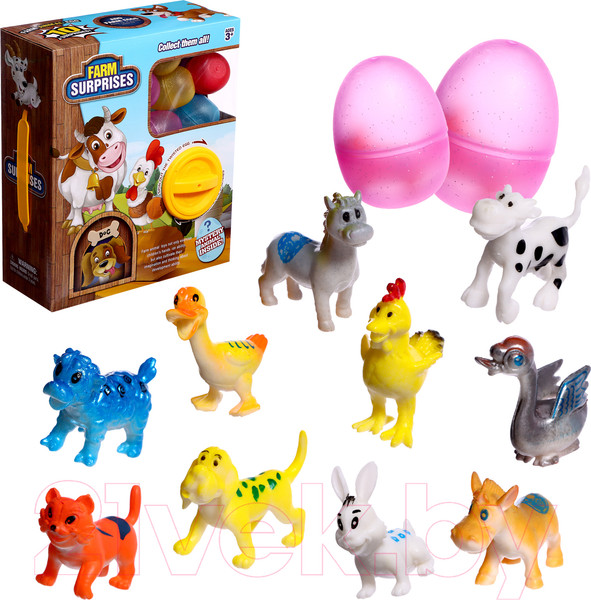 Изображение товара Набор игрушек-сюрпризов Sima-Land Домашние животные 757-130 / 9940786