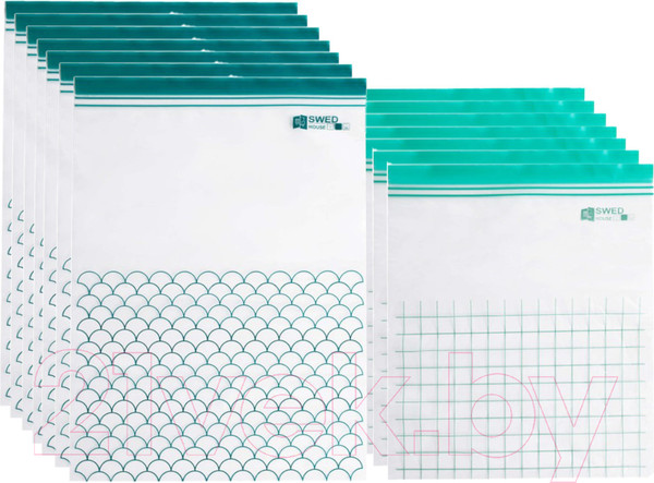 Изображение товара Комплект пакетов-слайдеров Swed house MR3-581/1 (бирюзовый)