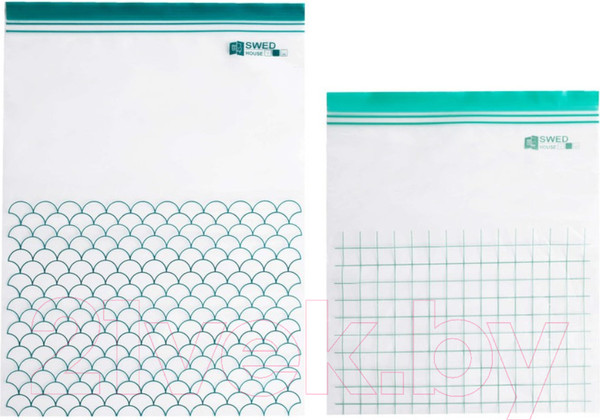 Изображение товара Комплект пакетов-слайдеров Swed house MR3-581/1 (бирюзовый)