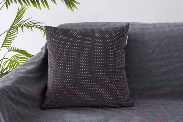 Изображение товара Наволочка декоративная Sofi de Marko Мулен Руж 45х45 / Нав-Мр1-45х45 (антрацитовый)