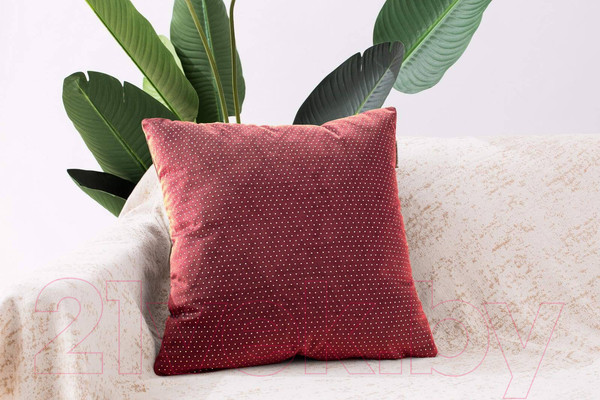 Изображение товара Наволочка декоративная Sofi de Marko Мулен Руж 45х45 / Нав-Мр6-45х45 (бордовый)