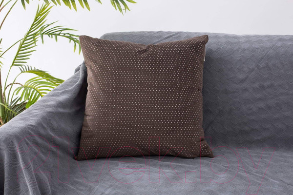 Изображение товара Наволочка декоративная Sofi de Marko Мулен Руж 45х45 / Нав-Мр4-45х45 (темно-шоколадный)