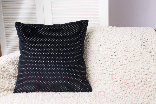 Изображение товара Наволочка декоративная Sofi de Marko Мулен Руж 45х45 / Нав-Мр8-45х45 (черный)