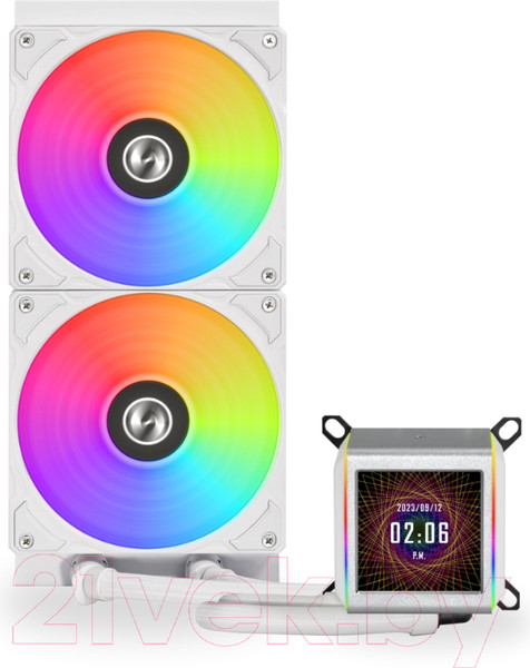 Изображение товара Кулер для процессора Lian Li Galahad II LCD 280 / G89.GA2ALCD28W.00 (белый)
