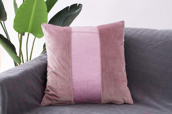 Изображение товара Наволочка декоративная Sofi de Marko Амели 45х45 / Нав-015-А-45х45 (розовый)