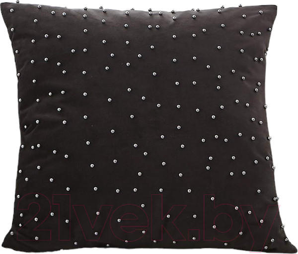 Изображение товара Наволочка декоративная Sofi de Marko Жемчуг 45х45 / Нав-Ж04а-45х45 (антрацитовый)