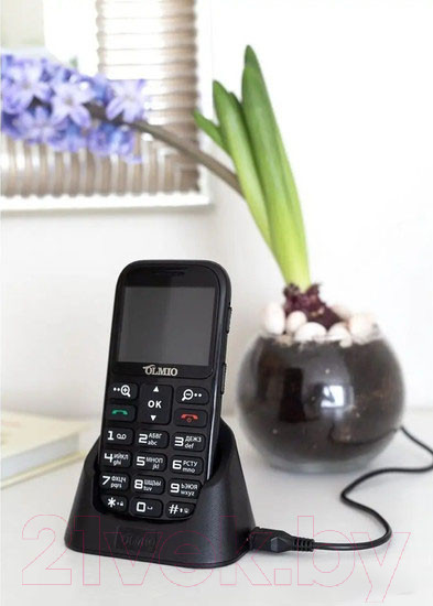 Изображение товара Мобильный телефон Olmio C37 (черный)