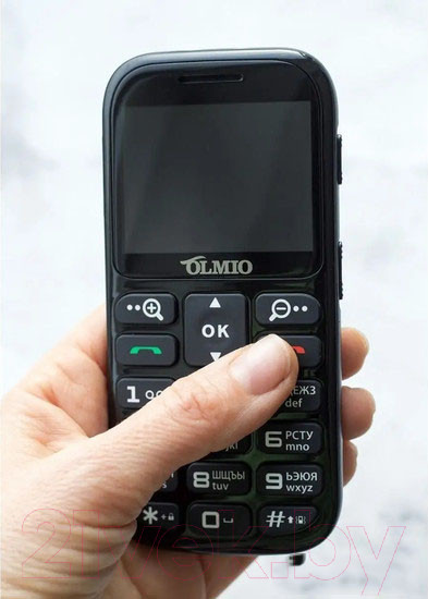 Изображение товара Мобильный телефон Olmio C37 (черный)