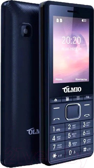 Изображение товара Мобильный телефон Olmio A25 (синий/черный)