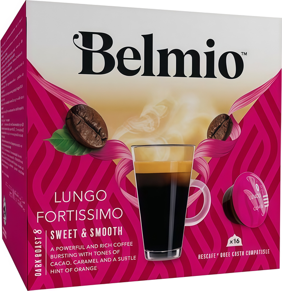 Изображение товара Кофе в капсулах Belmio Dolce Gusto Lungo Fortissimo (16x7г)