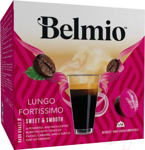 Изображение товара Кофе в капсулах Belmio Dolce Gusto Lungo Fortissimo (16x7г)