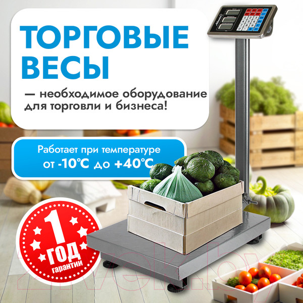 Изображение товара Весы платформенные Atlanta ATH-6113 (серый)