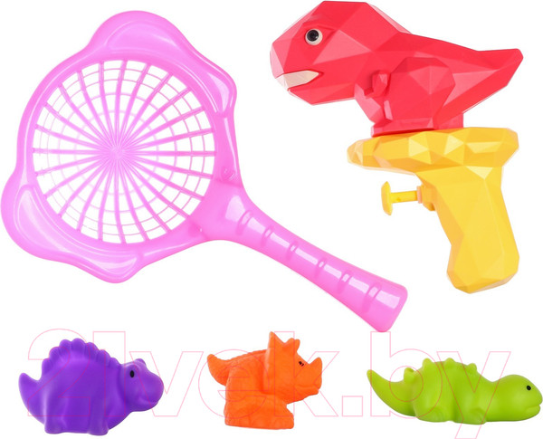 Изображение товара Набор игрушек для ванной Крошка Я Купание с динозаврами: брызгалка и рыбалка / 10095827 (5шт)